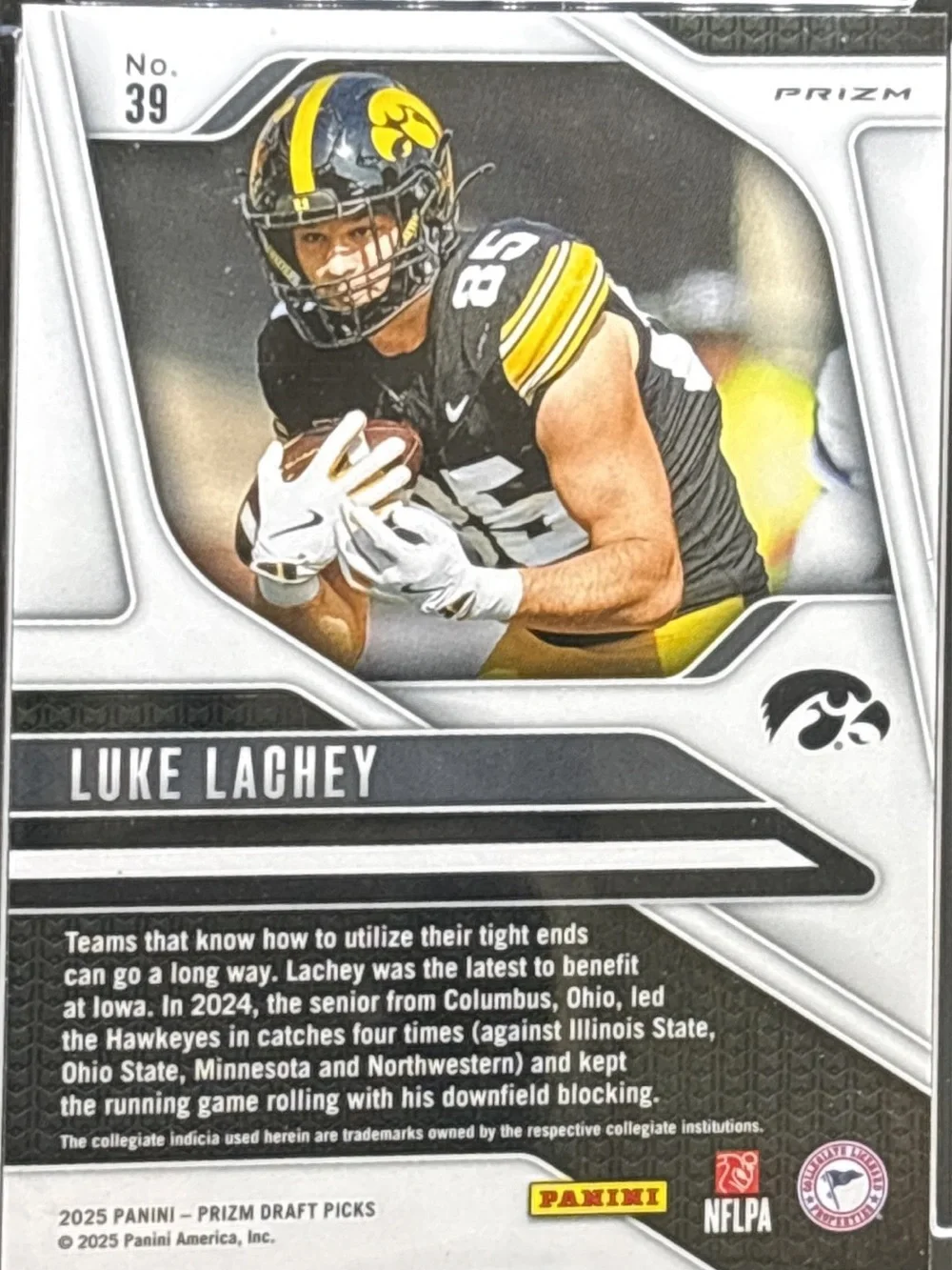 Panini Prizm Luke Lachey Red Parallel Prizm Rookie Card